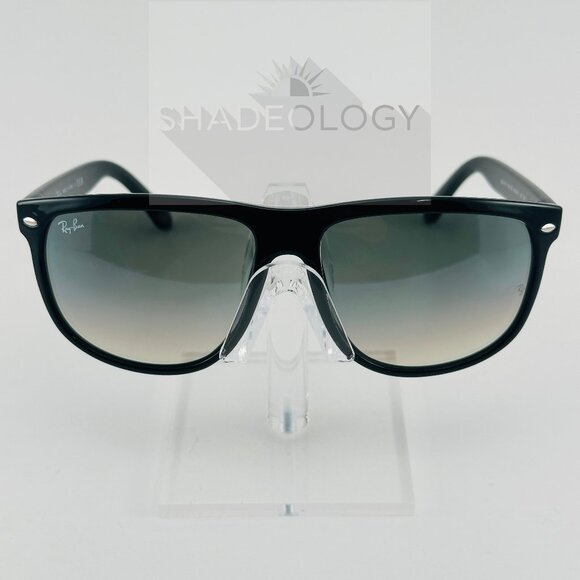 Ray-Ban Sunglasses Boyfriend RB4147 601/32 Unisex Black Frame 60mm Crystal Lens - Picture 2 of 10